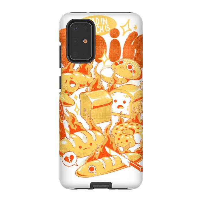 Galaxy S20 Plus StrongFit French Bread by Ilustrata