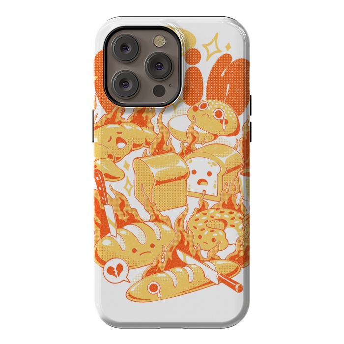 iPhone 14 Pro max StrongFit French Bread by Ilustrata