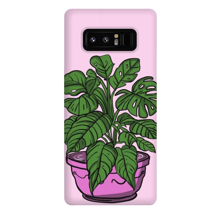 Galaxy Note 8 StrongFit Monstera leaves in a potted plant by Josie