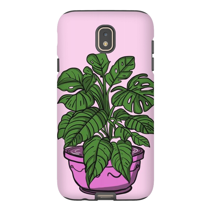 Galaxy J7 StrongFit Monstera leaves in a potted plant by Josie