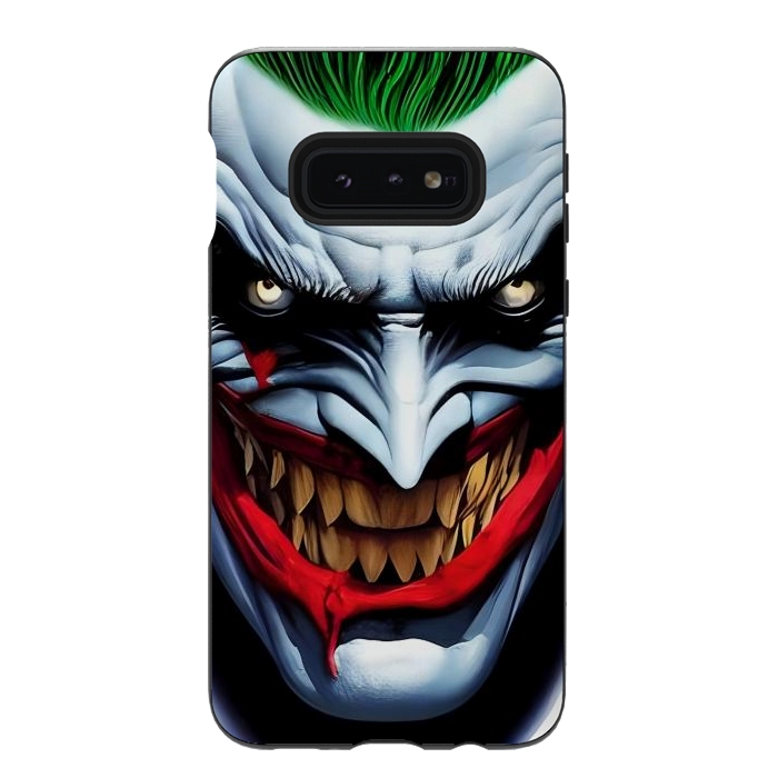 Galaxy S10e StrongFit Why so Serious? by Mitxel Gonzalez