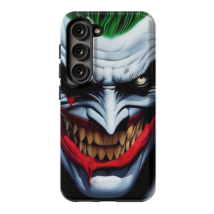 Galaxy S23 StrongFit Why so Serious? by Mitxel Gonzalez