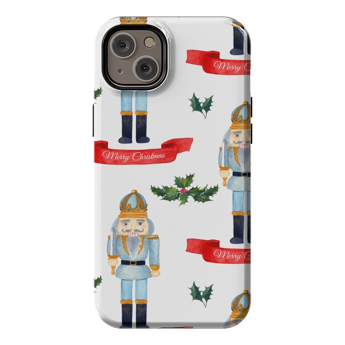 iPhone 14 Plus StrongFit merry christmas-nutcrackers by haroulita
