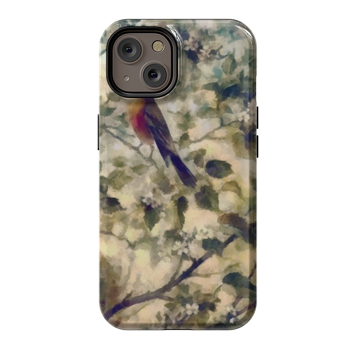 iPhone 14 StrongFit Watercolored Nature by Texnotropio