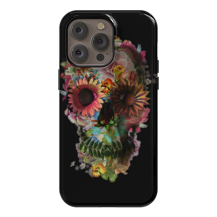 iPhone 14 Pro max StrongFit Skull 2 Black by Ali Gulec
