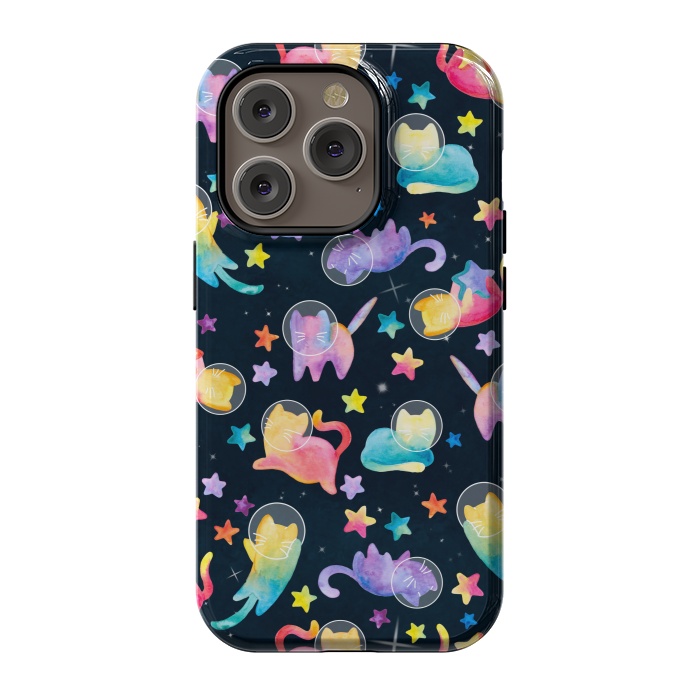 iPhone 14 Pro StrongFit Luna Kitty by gingerlique