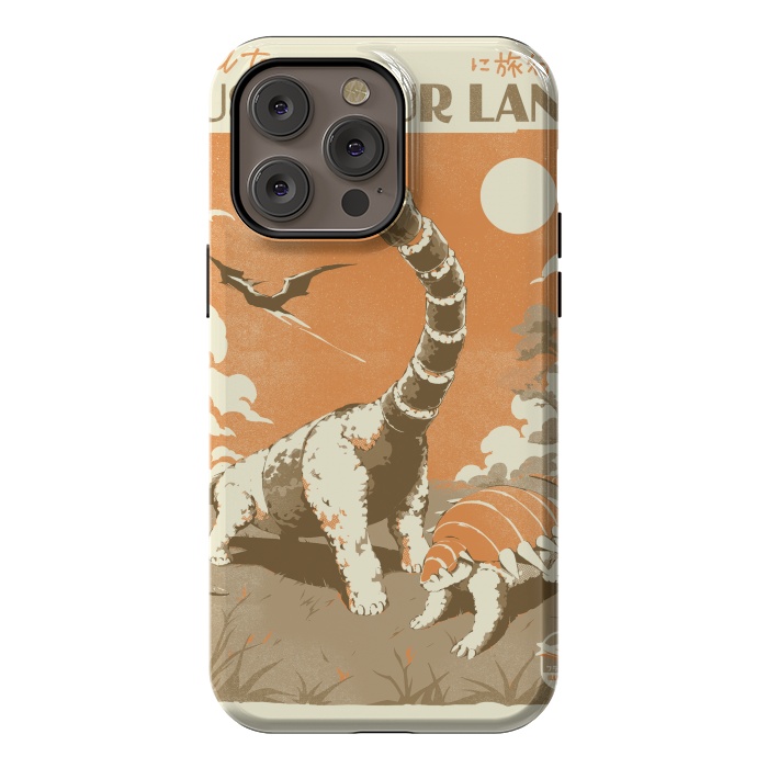 iPhone 14 Pro max StrongFit Sushisaur Land by Ilustrata