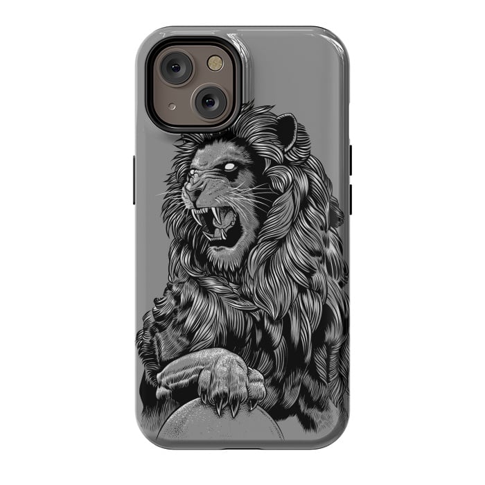 iPhone 14 StrongFit Statue lion by Alberto