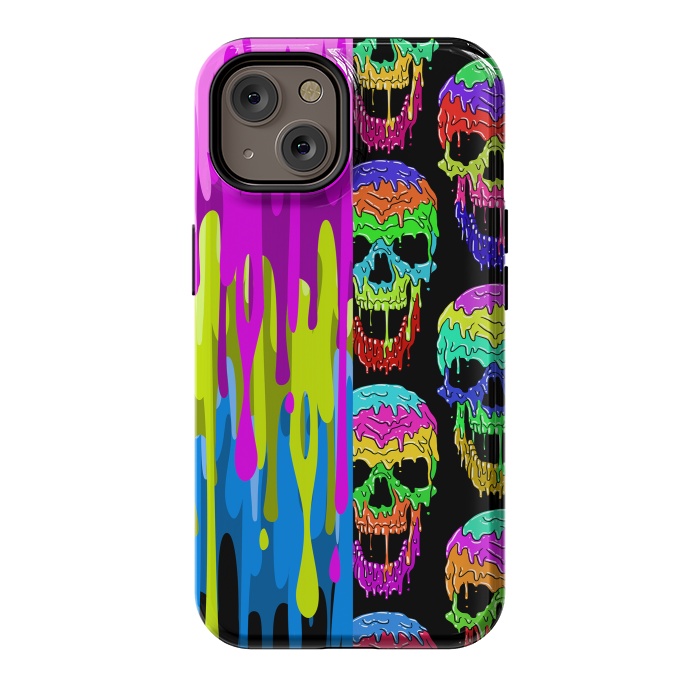 iPhone 14 StrongFit Skulls and liquid by Alberto