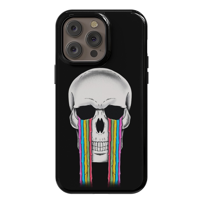 iPhone 14 Pro max StrongFit Skull Crying by Coffee Man