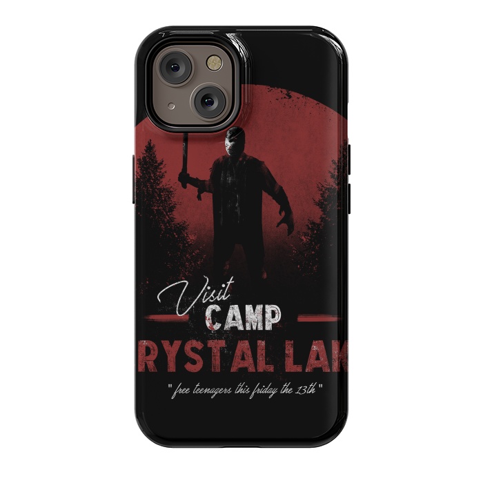 iPhone 14 StrongFit Visit the Crystal Lake by Ilustrata