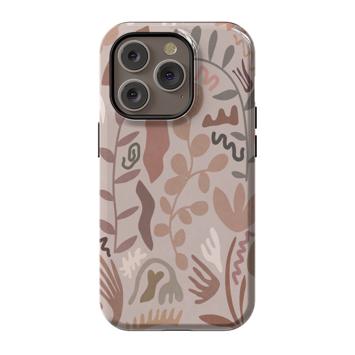 iPhone 14 Pro StrongFit Blush Flora III by amini54