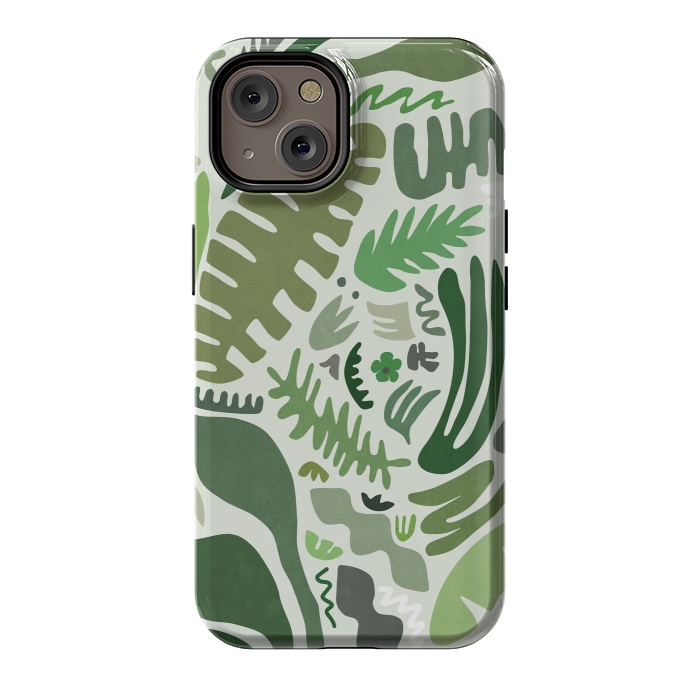 iPhone 14 StrongFit Green Garden by amini54
