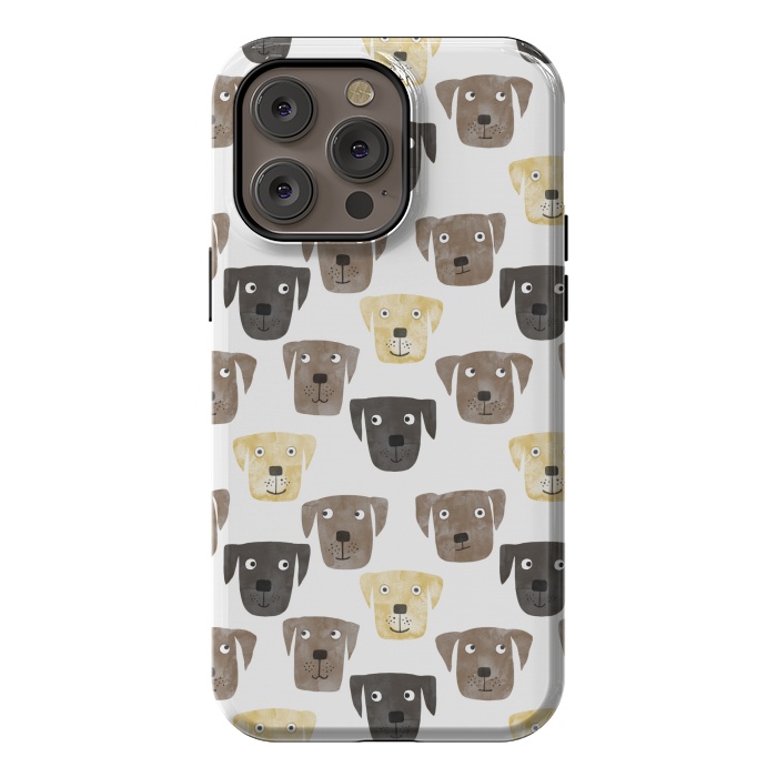 iPhone 14 Pro max StrongFit Labrador Retriever Dogs by Nic Squirrell