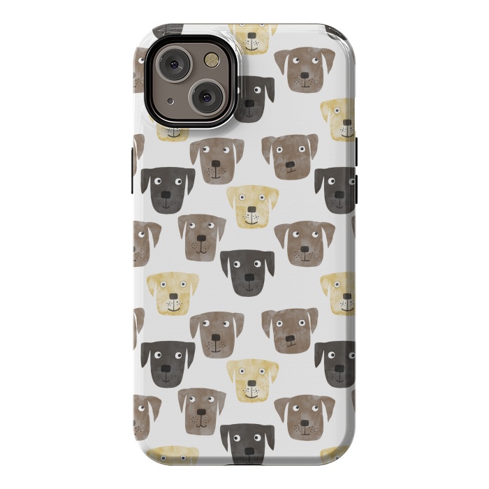 iPhone 14 Plus StrongFit Labrador Retriever Dogs by Nic Squirrell