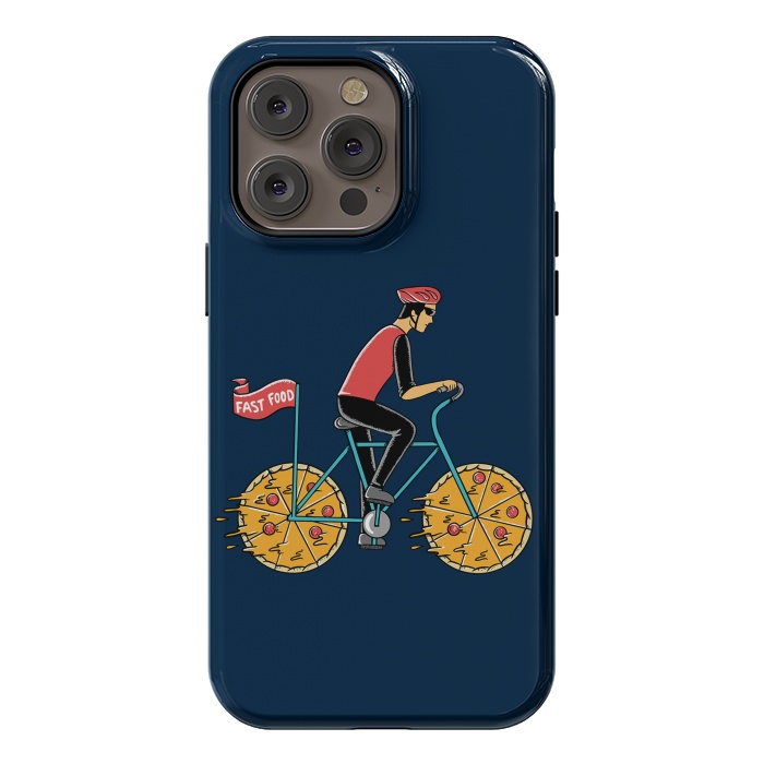 iPhone 14 Pro max StrongFit Pizza Bicycle by Coffee Man