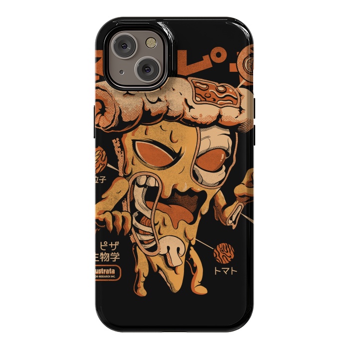 iPhone 14 Plus StrongFit Pizzazilla X-ray by Ilustrata