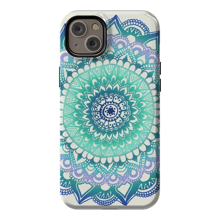 iPhone 14 Plus StrongFit Deep Forest Flower by Tangerine-Tane