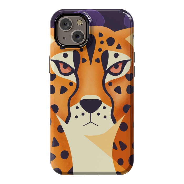 iPhone 14 Plus StrongFit Wildlife 002 Cheetah by Jelena Obradovic