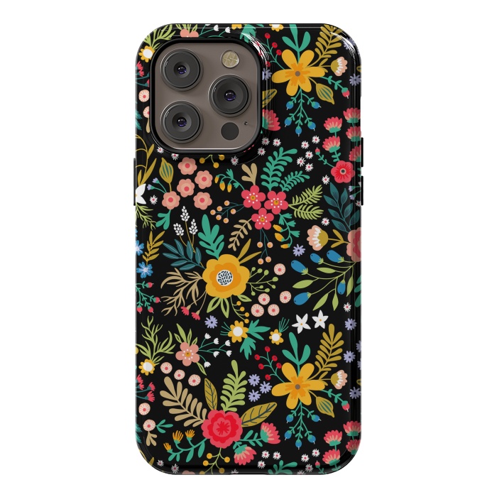 iPhone 14 Pro max StrongFit Elegant Floral Pattern by ArtsCase