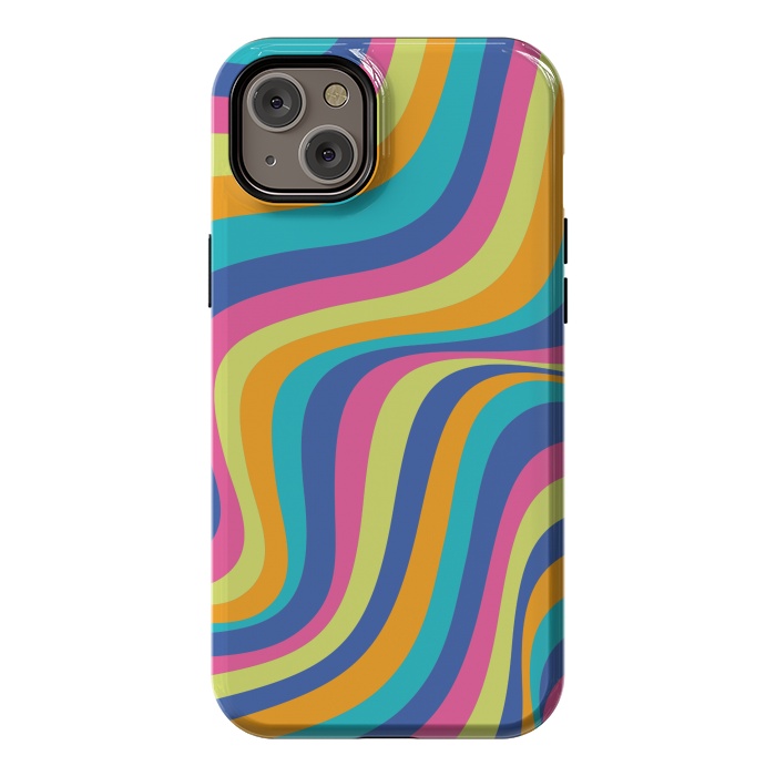 iPhone 14 Plus StrongFit MULTICOLOR GEOMETRIC PATTERN by MALLIKA