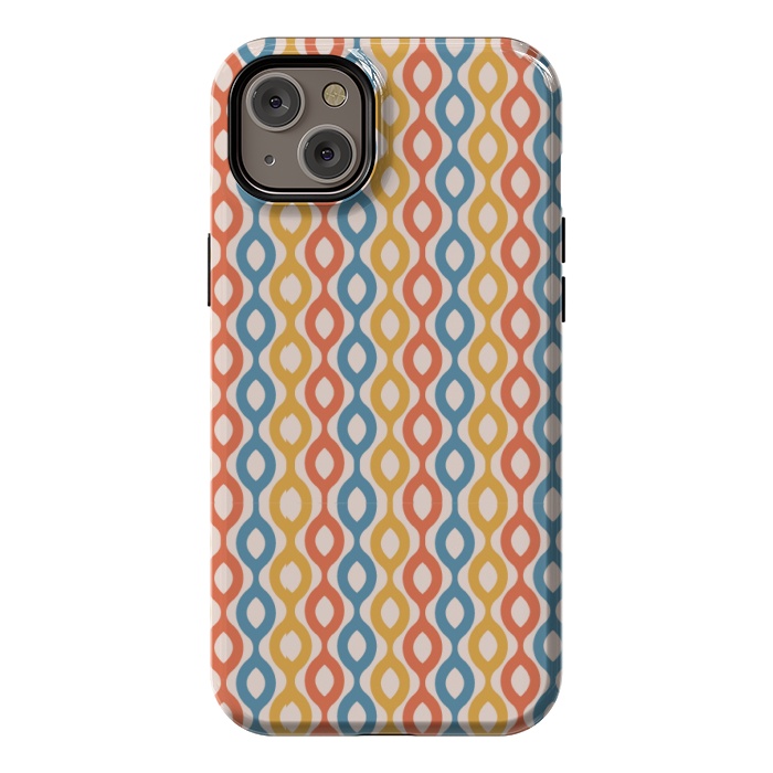 iPhone 14 Plus StrongFit multi color chains pattern by MALLIKA