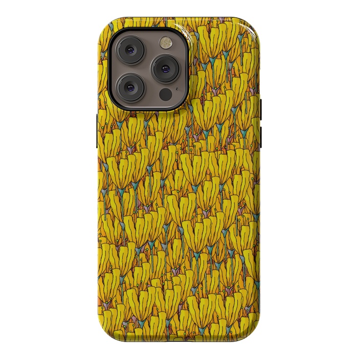 iPhone 14 Pro max StrongFit Spring yellow flowers by Steve Wade (Swade)