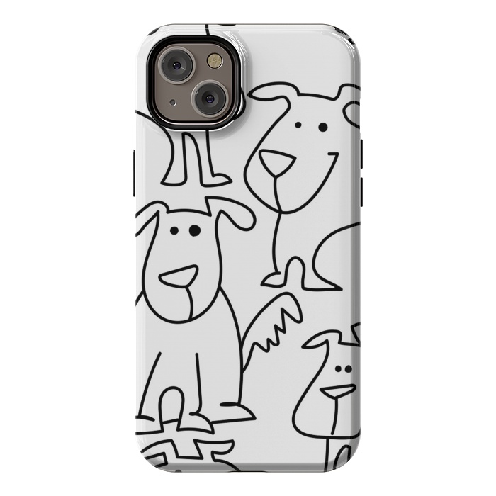iPhone 14 Plus StrongFit doodle dogs by haroulita