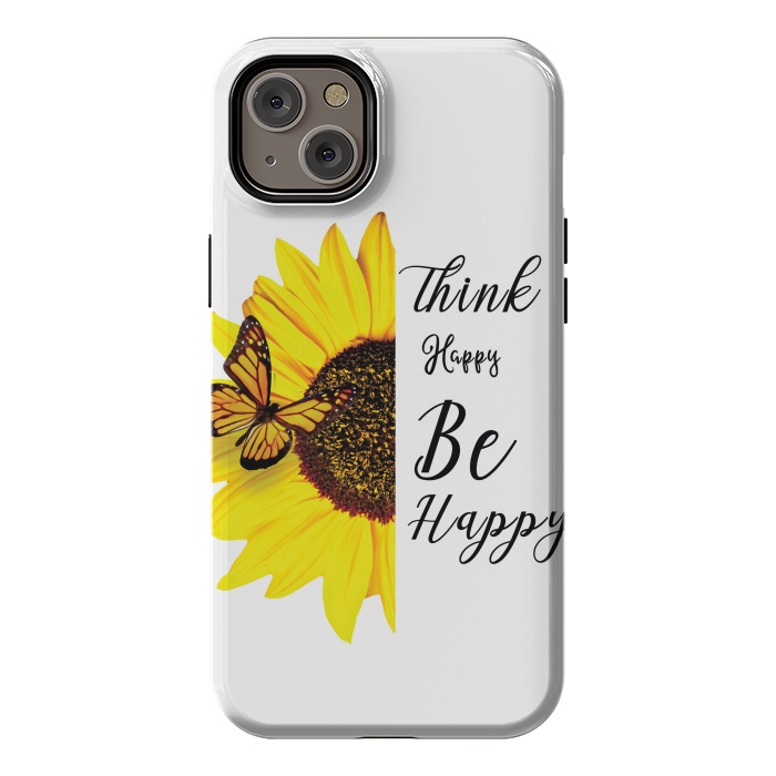 iPhone 14 Plus StrongFit sunflower butterfly by haroulita