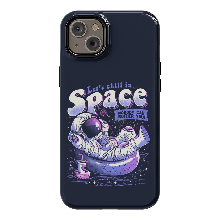iPhone 14 Plus StrongFit Chilling in Space by eduely