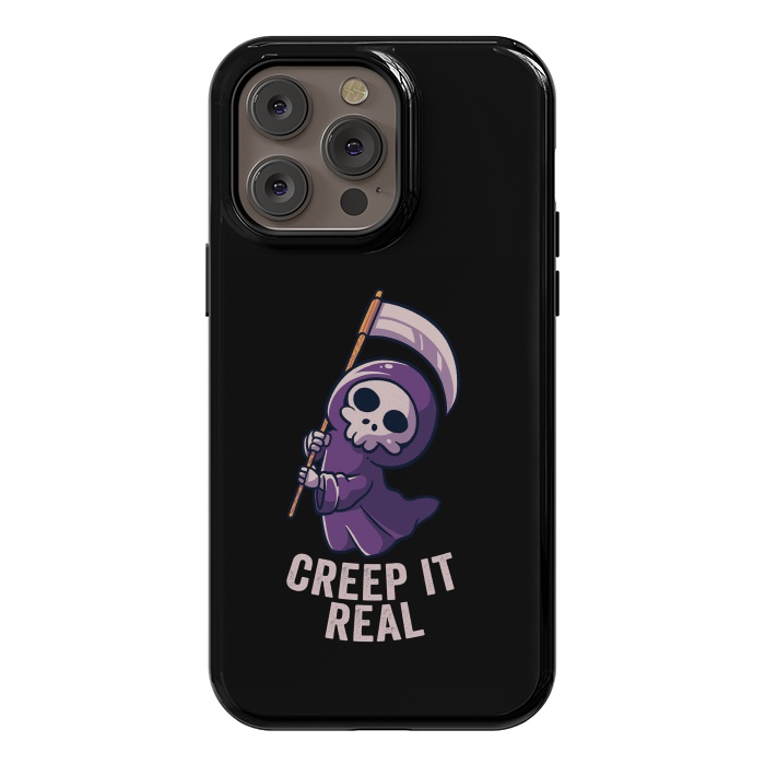 iPhone 14 Pro max StrongFit Creep It Real - Skull by eduely