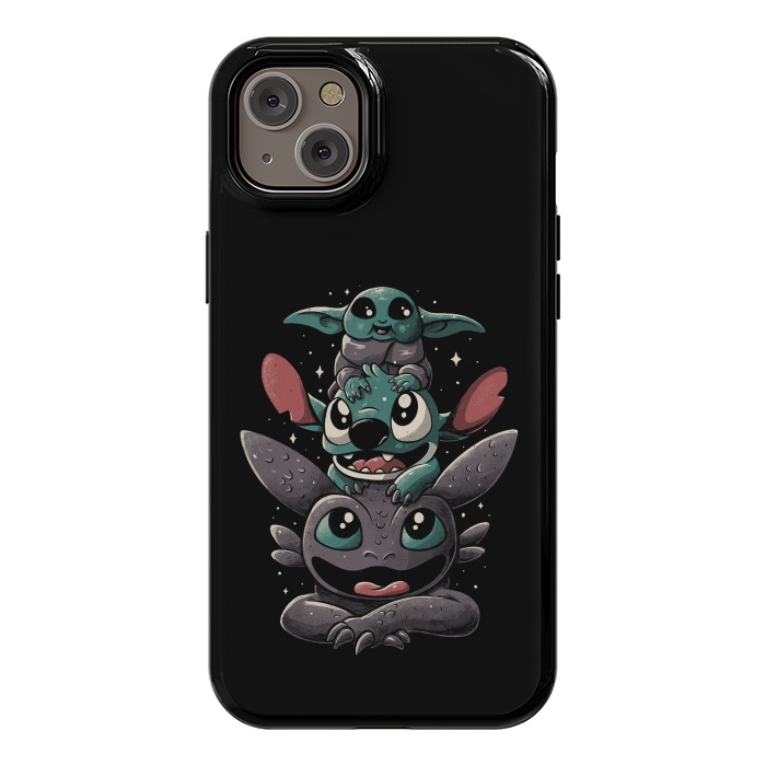 iPhone 14 Plus StrongFit Cuteness Tower by eduely