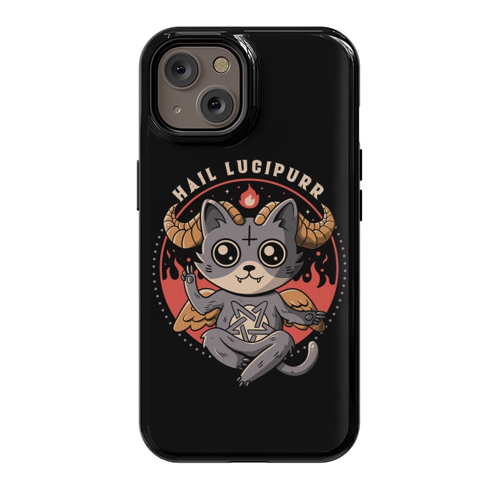iPhone 14 StrongFit Hail Lucipurr by eduely