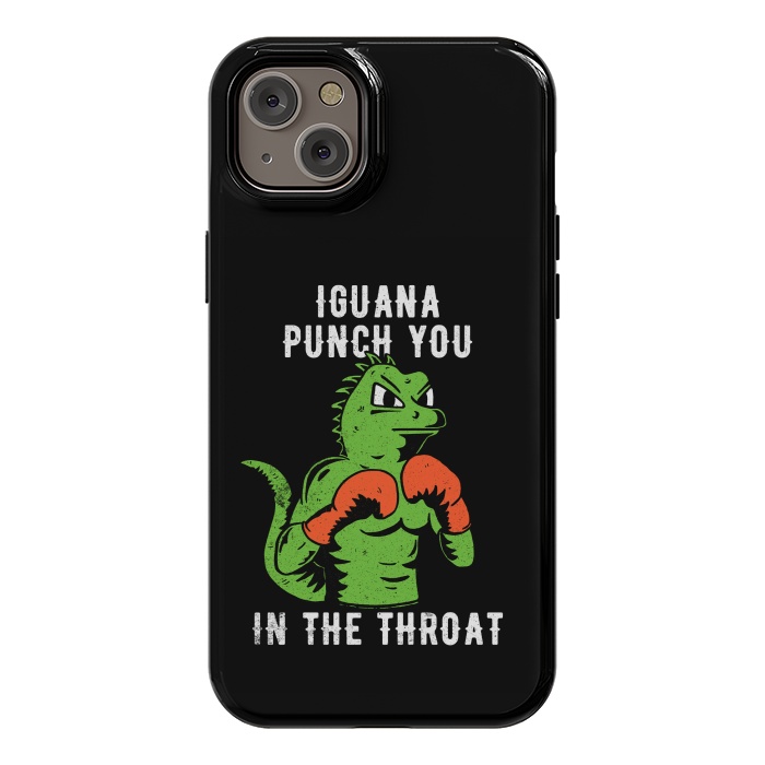 iPhone 14 Plus StrongFit Iguana Punch You by eduely