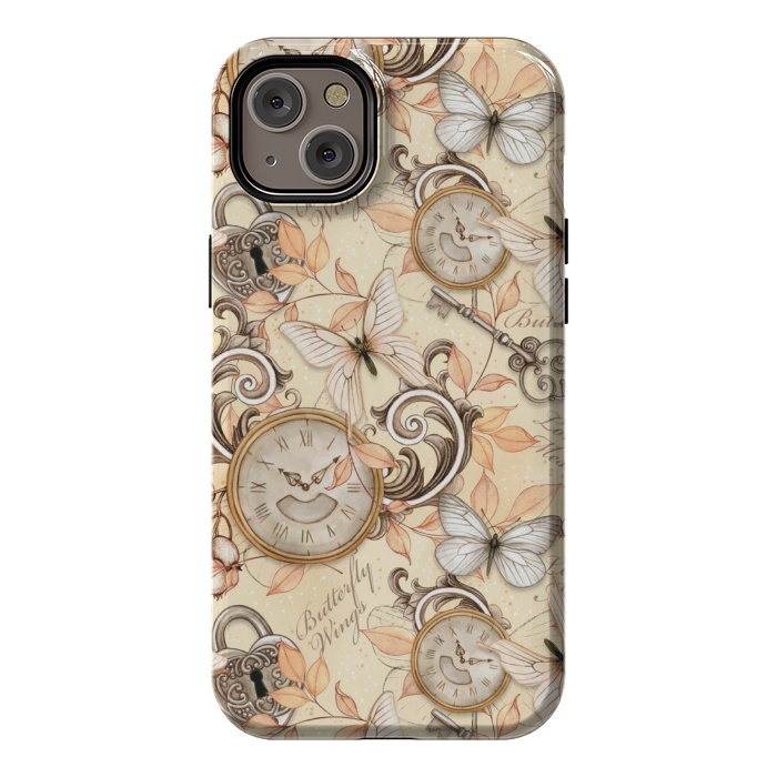 iPhone 14 Plus StrongFit aesthetic butterfly pattern by MALLIKA