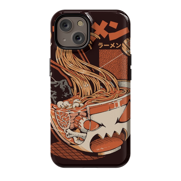 iPhone 14 StrongFit Black X-ray Great Ramen! by Ilustrata