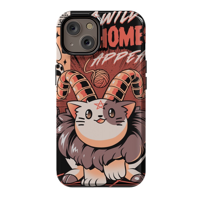 iPhone 14 StrongFit Baphomeow by Ilustrata