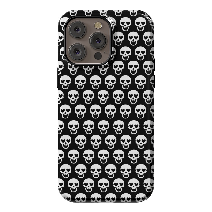 iPhone 14 Pro max StrongFit Love skulls by Alberto