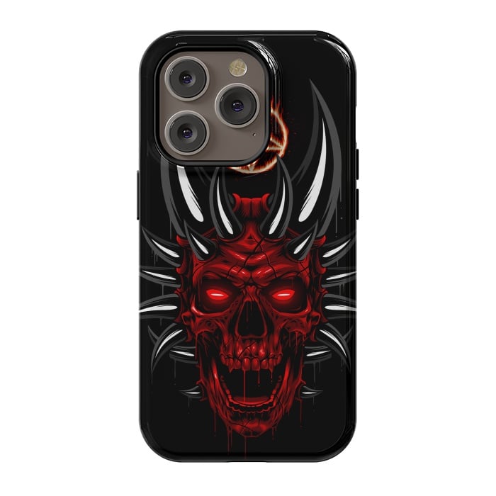 iPhone 14 Pro StrongFit Satan Skull by Alberto