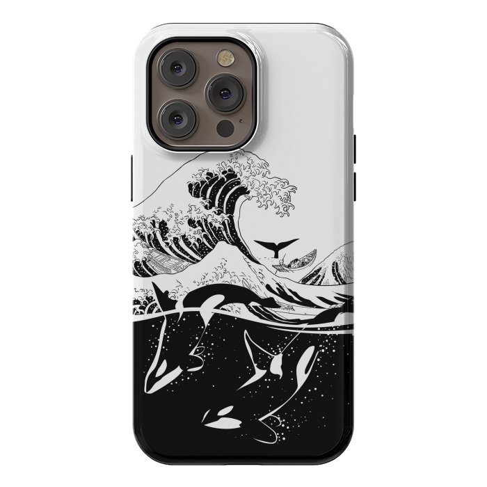 iPhone 14 Pro max StrongFit Wave killer Whale by Alberto