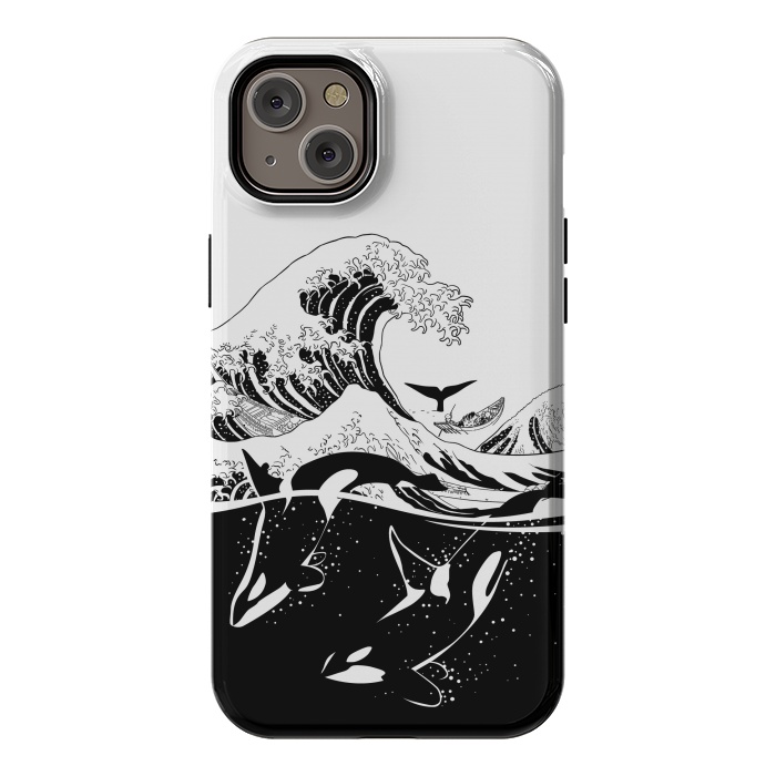 iPhone 14 Plus StrongFit Wave killer Whale by Alberto