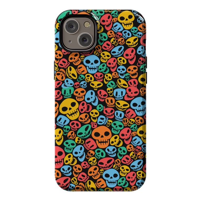 iPhone 14 Plus StrongFit Color Skulls by Alberto