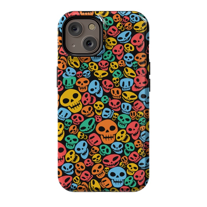 iPhone 14 StrongFit Color Skulls by Alberto