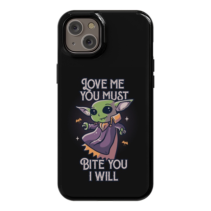 iPhone 14 Plus StrongFit Love Me You Must Bite You I Will Funny Cute Spooky by eduely