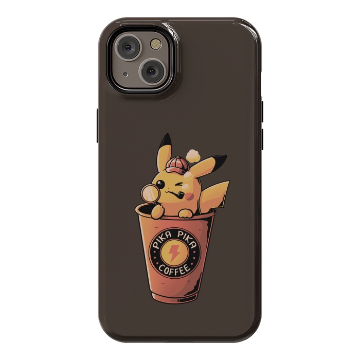 iPhone 14 Plus StrongFit Pika Pika Coffee by eduely