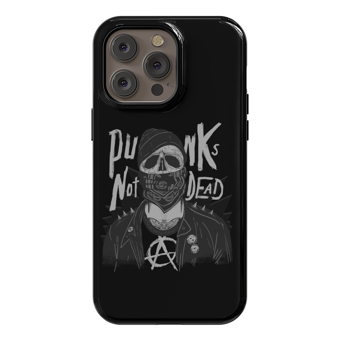 iPhone 14 Pro max StrongFit Punk Skull by eduely