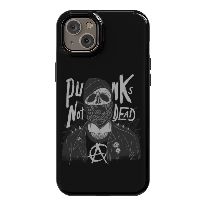 iPhone 14 Plus StrongFit Punk Skull by eduely