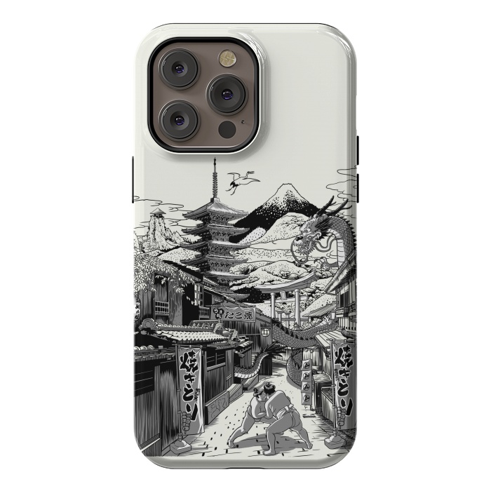 iPhone 14 Pro max StrongFit Alley in Japan with Dragon by Alberto