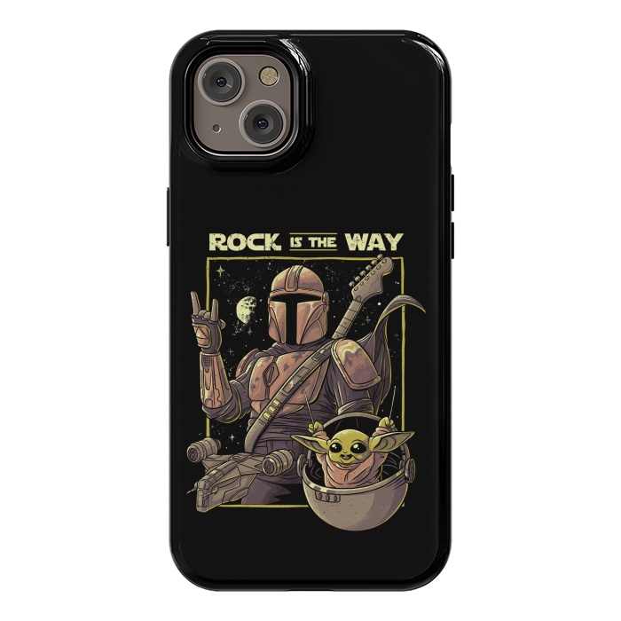 iPhone 14 Plus StrongFit Rock is the Way Funny Cute Music Gift by eduely