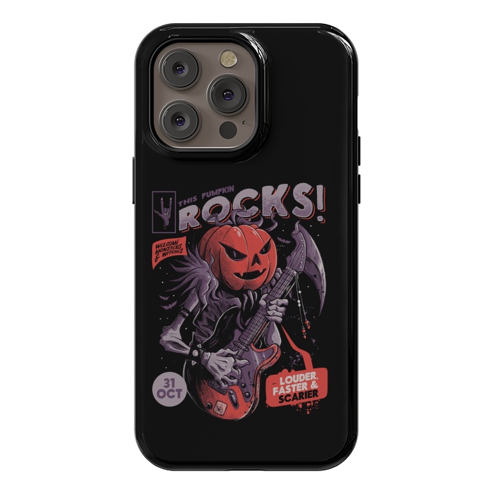 iPhone 14 Pro max StrongFit Rock Pumpkin by eduely